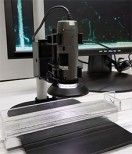 Microscopio Digital para triquinas,pantalla 24LED-HD,soporte,