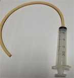 Jeringa graduada luer-lock, 20ml con tubo de alargo de PTFE