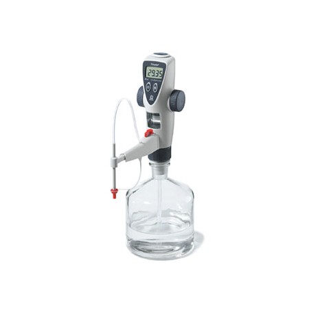 Titrette, DE-M, with accessories10 ml with titration/recirculation valvemax. resolution 0,001 ml, 