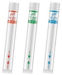 Juego 3 frascos serigrafiados de 10 ml para calibración pH-metro portátil SENSION+ pH1.