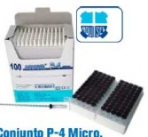 Pipeta Aquisel ESR Set P-4 Micro (tubos + pipetas) 100 und (min 4x100u)