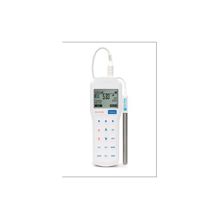 pHmetro portátil (pH/mV/Temp) con electrodo de titanio ,diseado para altas temperaturas