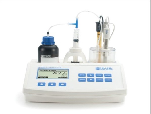Valorador automático y pHmetro para acid