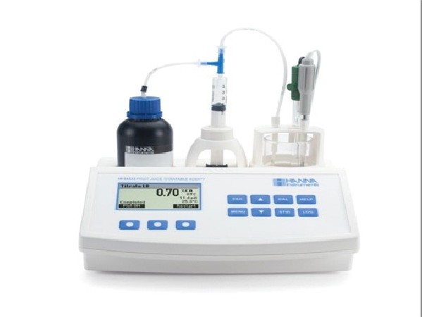 Valorador automático de acidez y pH para