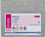 Cianuro . Rango:0.001 - 0.50 mg/l CN-.N