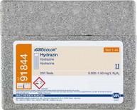 Hidrazina. Rango:0.002 - 1.5 mg/l N2H4.