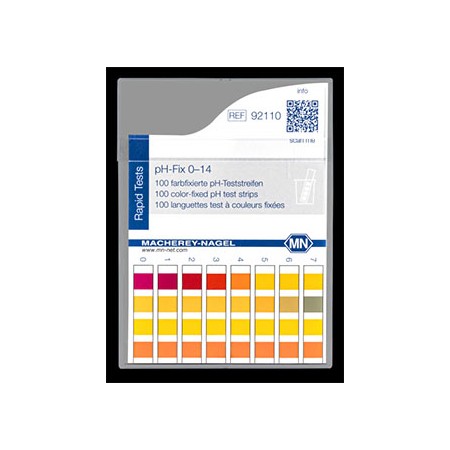 Papel indicador pH-Fix 0 - 14. Tiras 6x