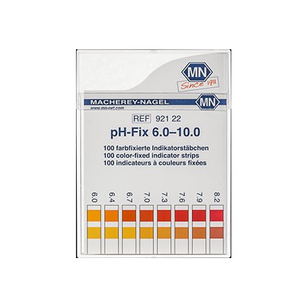 Papel indicador pH-Fix 6.0 - 10.0. Tira