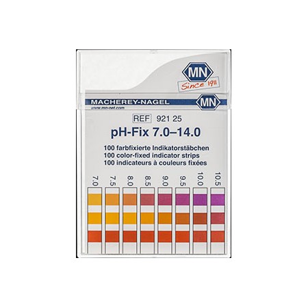 Papel indicador pH-Fix 7.0 - 14.0 . Tir