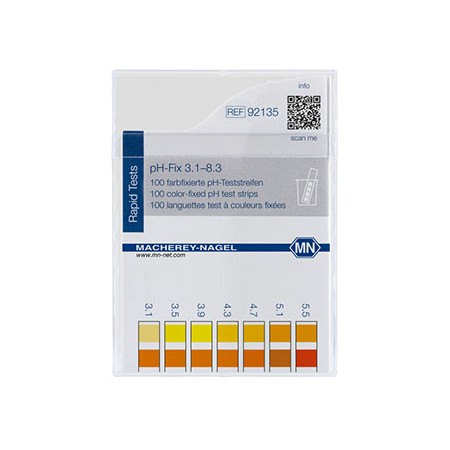 Papel indicador pH-Fix 3.1 8.3. Tiras