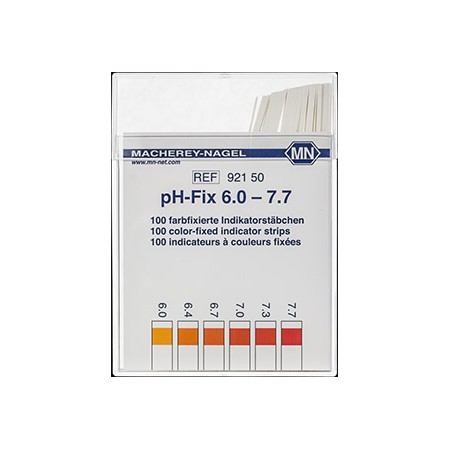 Papel indicador pH-Fix 6.0 - 7.7. Tiras