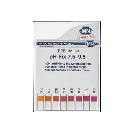 Papel indicador pH-Fix 7.5 - 9.5. Tiras