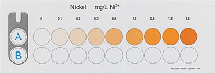 VISOCOLOR ECO Color comparison disk Nickel suitable for Cat.-No. 931040