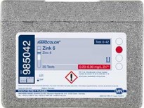 NANOCOLOR Zinc 4 tube test measuring range: 0.20-6.00 mg/L Zn2+ sufficient for 20 determinations