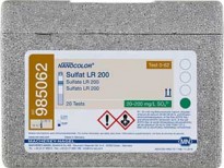 NANOCOLOR Sulfate LR 200 tube test measuring range: 20-200 mg/L SO42- sufficient for 20 determinatio