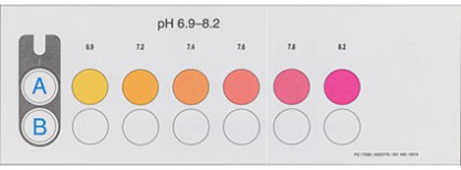 VISOCOLOR ECO Color comparison disk pH 6.9 - 8.2 for REF: 931090