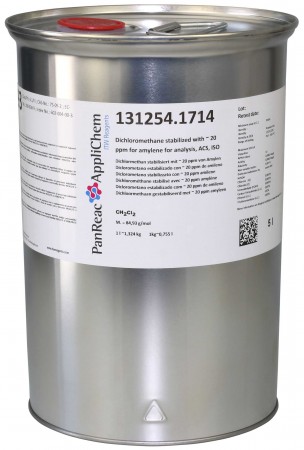 Diclorometano estabilizado con ~ 20 ppm de amileno para análisis. ACS. ISO