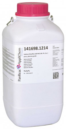 Sodio Disulfito (USP-NF. BP. Ph. Eur.) puro. grado farma