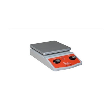 Agitador magnético c/calefacción LBX H03D, c/placa cerámica y reg. digital, 3 L