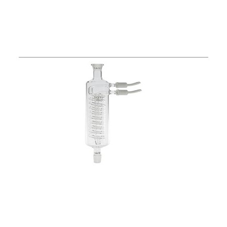 Refrigerante Dimroth 29/32 con conector de PTFE para tubo flexible, 400 mm, LBG 3.3