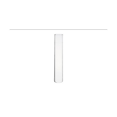 Tubo de ensayo desechable sin reborde, vol. 3 ml, 10x75 mm , vidrio neutro, grosor: 0,6 mm, 8 x 25
