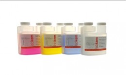 Disolución tampón con vaso antiretorno integrado, pH 4,00 0,01, 500 ml