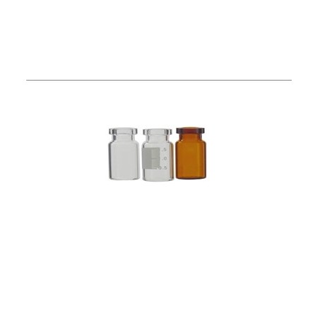Vial capsulable, ambar, 12x32 mm, 2 ml, 100 uds