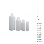 Frasco de HDPE cuello ancho, D34, 250 ml, 10 uds