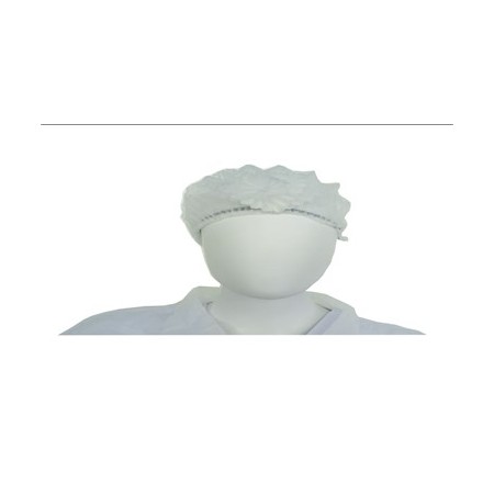 Mascarilla de papel desechable para visitantes, 1 capa con gomas, Color blanco, 100 uds