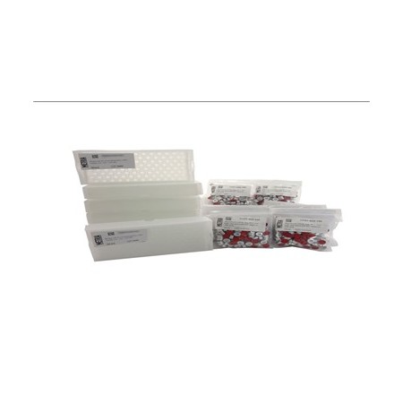 Vial roscado transparente 12x32 mm con tapón rosca 9-425 y septum de silicona blanca/PTFE, 1000 uds