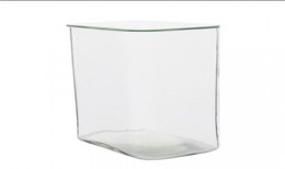 Cubeta de vidrio cuadrada 220x140x140mm