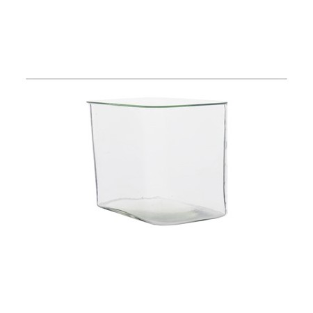 Cubeta de vidrio cuadrada 225x225x125mm
