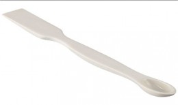 Espátula de porcelana con cuchara, 165 mm