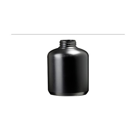 Frasco de HDPE cuello ancho, color negro, D34, 250 ml, 350 uds.