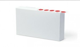 Etiquetas criogénicas, rectangulares,para tubos de 0,5ml, blanco