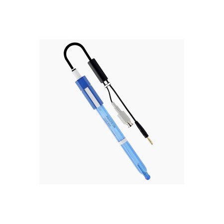 Electrodo de pH HAMILTON POLILYTE LAB TEMP BNC, para pH-metros tipo CRISON, de vidrio. 0 a 14 pH, -1