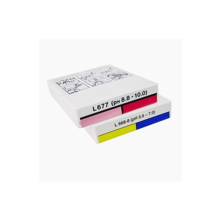 Tiras LYPHAN (pH 3.0-5.1), papeles especiales, caja de 200 tiras. 
