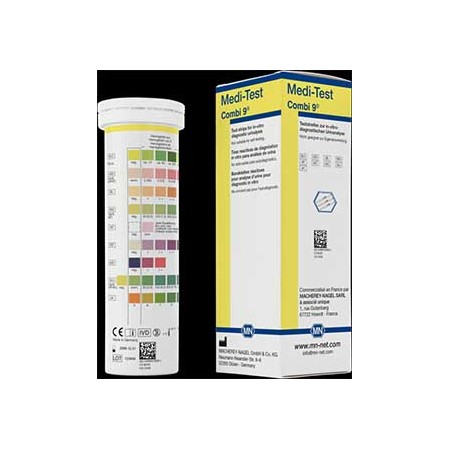 Medi-Test.Tiras Orina.Combi9.Glucosa/As