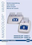 Manual for NANOCOLOR VARIO C2 and NANOCOLOR VARIO 4 4-lingual: DE/EN/FR/ES