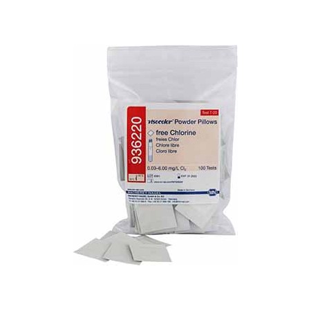 VISOCOLOR Powder Pillows free Chlorine reagent set for photometric determination measuring range: 0.