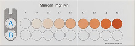 VISOCOLOR ECO Manganese Colour card suitable for Cat.-No. 93103