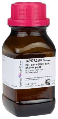 D(+)-Biotina (USP) puro. grado farma