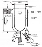 REACTOR 2L ENCAMISADO DN-100 CON LLAVE Ø