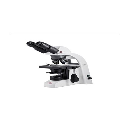 Microscopio biológico MOTIC BA-310 LED, trinocular, cable EU