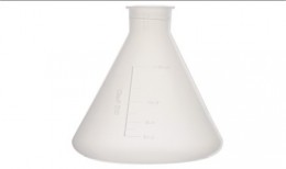 Matraz erlenmeyer, esmerilado 14/23, PP, 125 ml, 5 uds