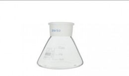 Matraz Erlenmeyer esmerilado 29/32, GLASSCO, 1000 ml, 10 uds