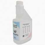 Disolución patrón de conductividad XS 147 µS/cm a 25ºC, ±1% 1x500 ml con vaso antiretorno para calib