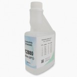 Disolución patrón de conductividad XS 12,880 µS/cm a 25ºC, ±1% 1x500 ml con vaso antiretorno para ca